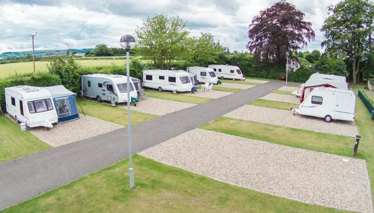 Fully-Serviced Gravel Touring Pitches