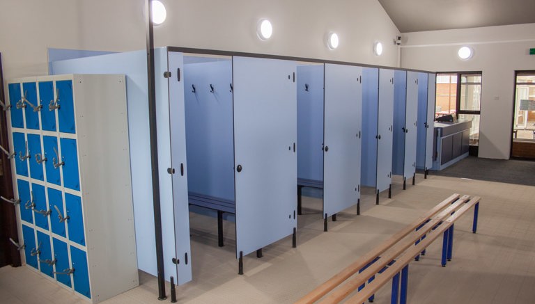 Changing Cubicles and Lockers