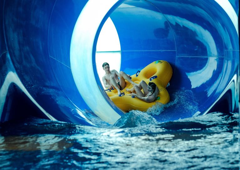 Slide at Alpamare
