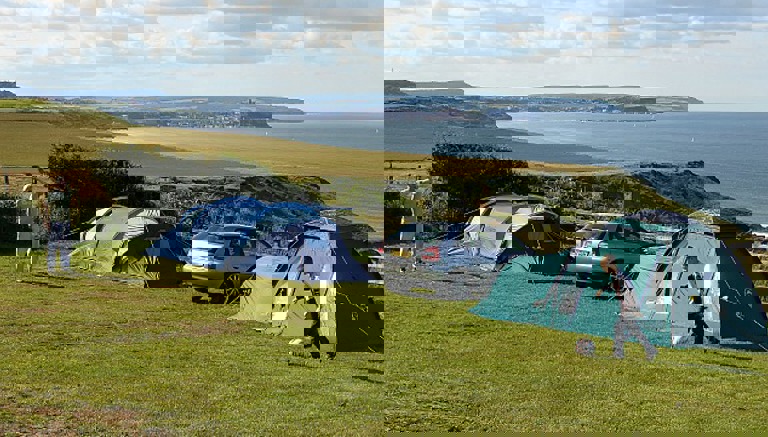 Camping with a Sea View Camping with a Sea View