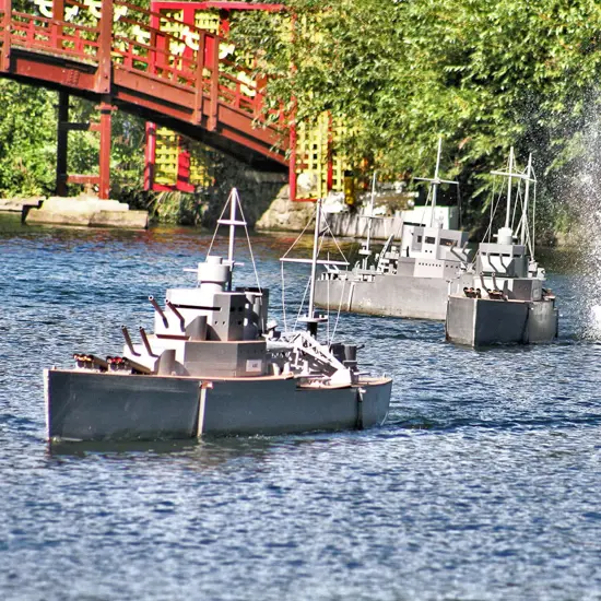 Peasholm Park Naval Warfare