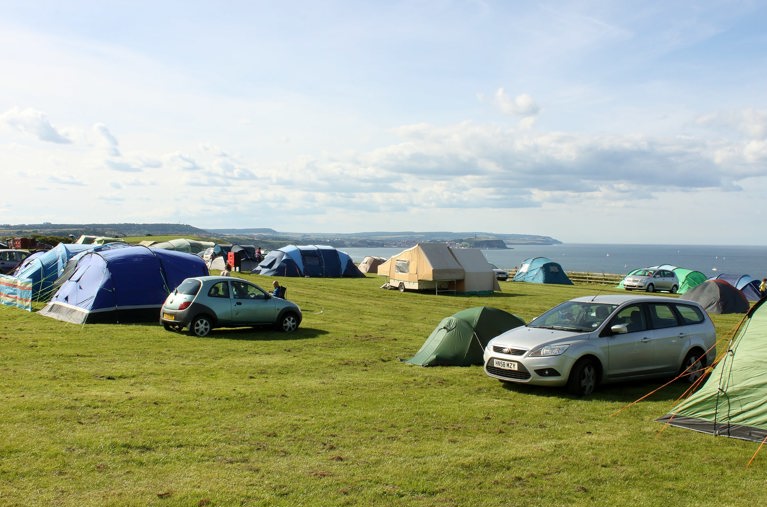 Sea Views from our Main Camping Field