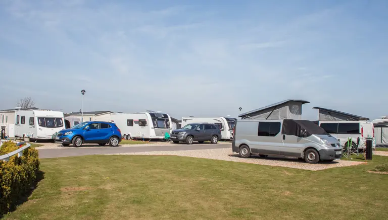 Lower Touring Caravan Area at Crows Nest Caravan Park Lower Touring Caravan Area at Crows Nest Caravan Park