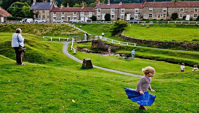 Hutton le Hole in the North York Moors National Park