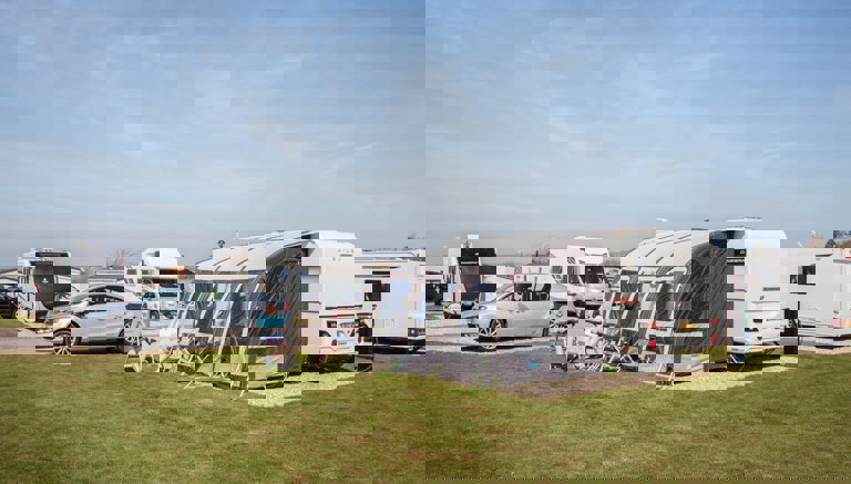 Lower Touring Caravan Area at Crows Nest Caravan Park Lower Touring Caravan Area at Crows Nest Caravan Park