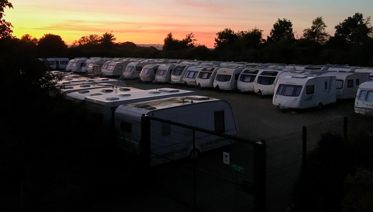 Touring Caravan Storage at Lebberston Caravan Park, Scarborough