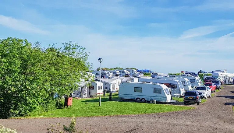 Upper Touring Caravan Area at Crows Nest Caravan Park Upper Touring Caravan Area at Crows Nest Caravan Park