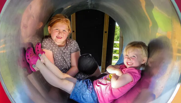 Families Welcome at Robin Hood Caravan Park