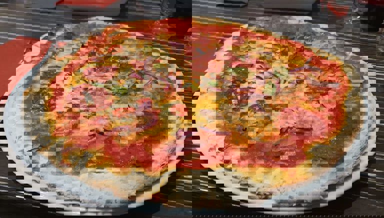 Pizza at Pomodoro
