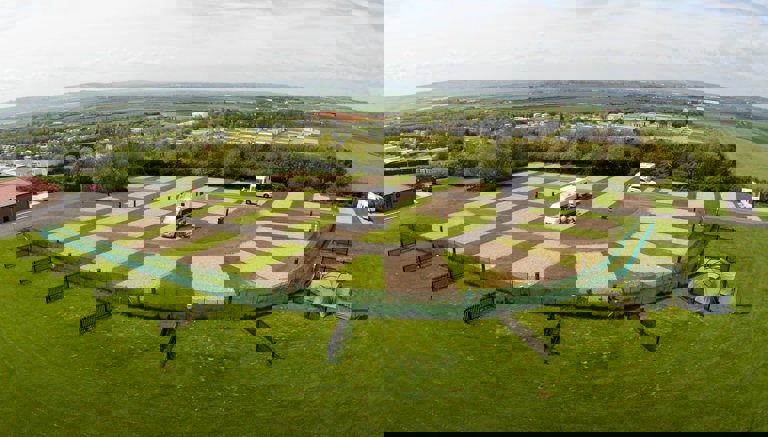 Upper Touring Caravan Area at Crows Nest Caravan Park Upper Touring Caravan Area at Crows Nest Caravan Park