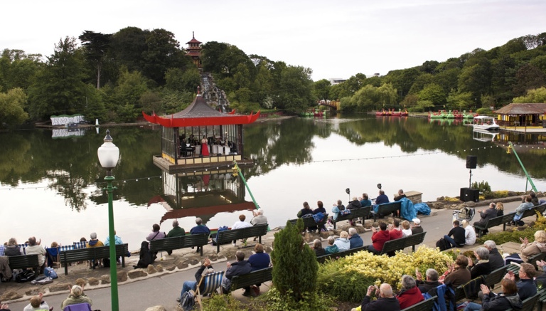Peasholm Park in Scarborough