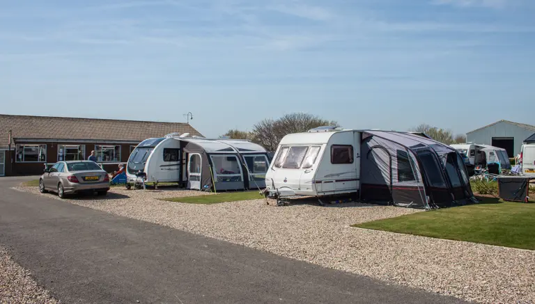 Lower Touring Caravan Area at Crows Nest Caravan Park Lower Touring Caravan Area at Crows Nest Caravan Park