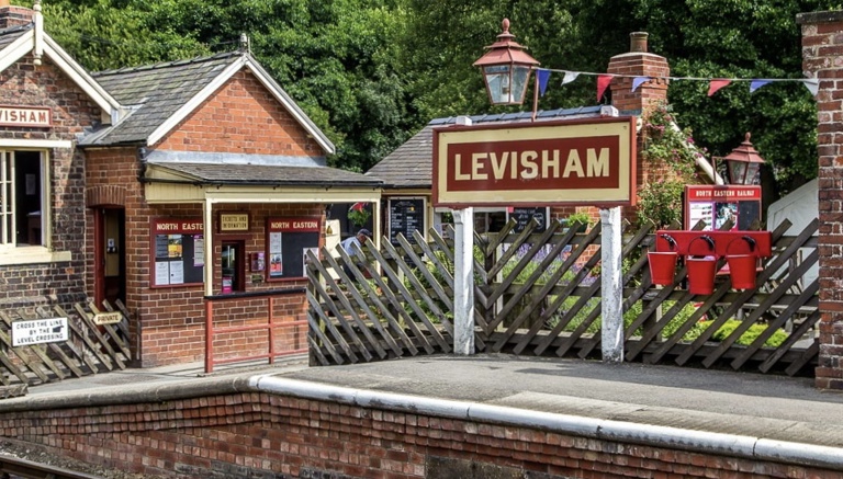 Levisham Station along the NYMR