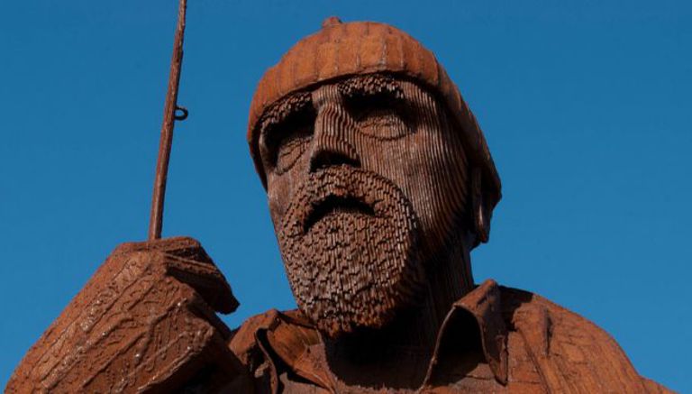 Fisherman Statue in Filey