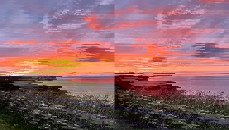 Sunsets from the Camping Field